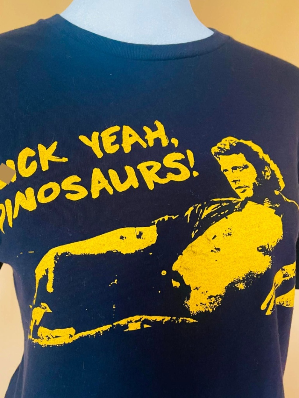 F Yeah Dinosaurs Hipster Jeff Goldblum Jurassic Graphic T Shirt tee M Funny